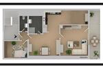 Dachgeschoßwohnung Neuenmarkt - 2 Zimmer, 58 m&sup2;, 590&euro; | Angebot:27588918