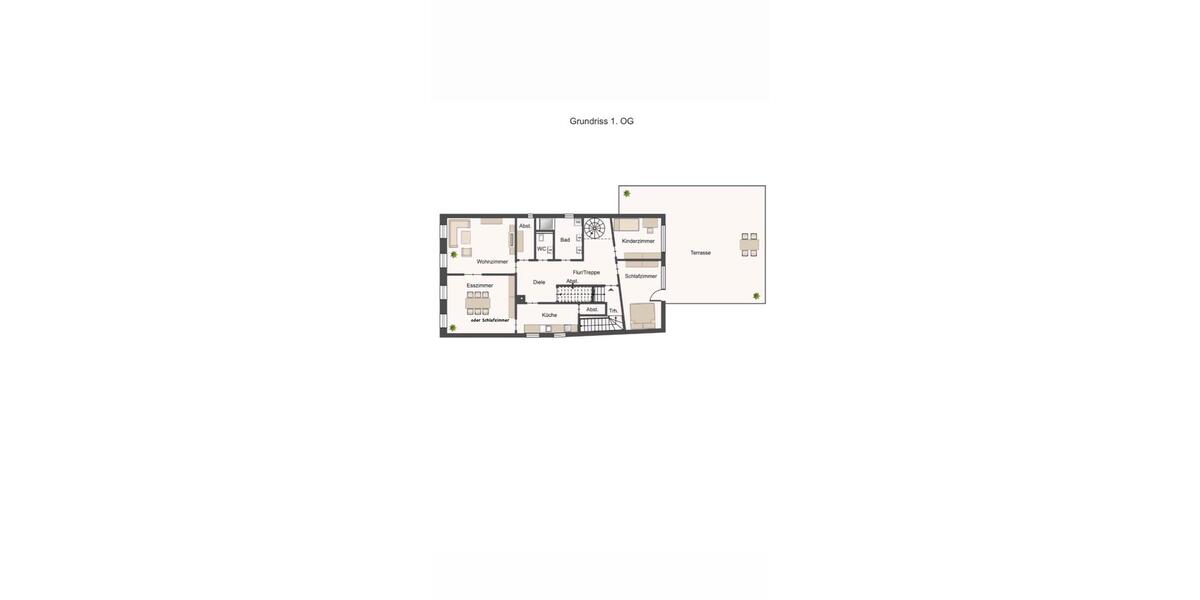 Etagenwohnung Kulmbach Blaich - 4 Zimmer, 120 m&sup2;, 1.200&euro; | Angebot:27552662